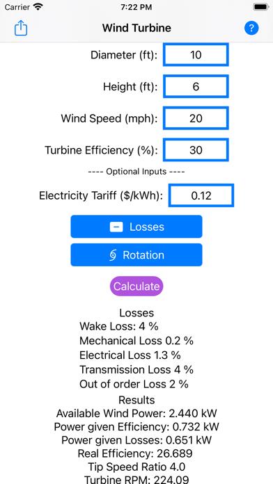 Wind Turbine Calculator