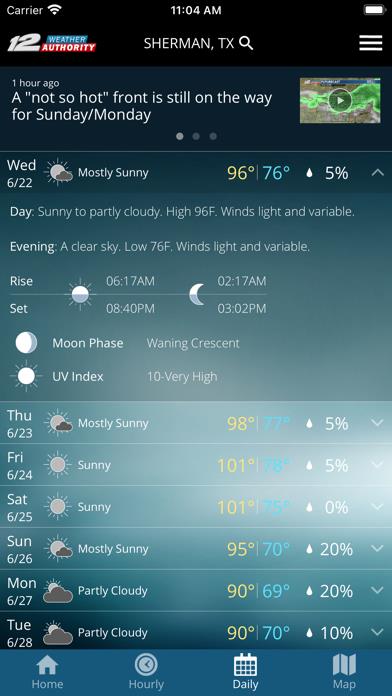 KXII Weather Authority App