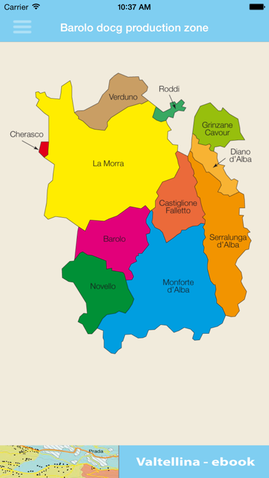 Enogea Barolo docg Map