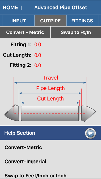 Pipe Fitter Calculator