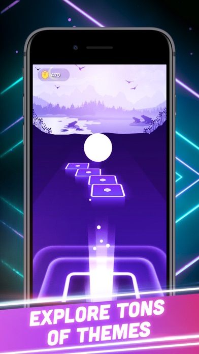 Hop Tiles 3D: Hit music game