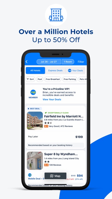 Priceline - Hotel, Car, Flight