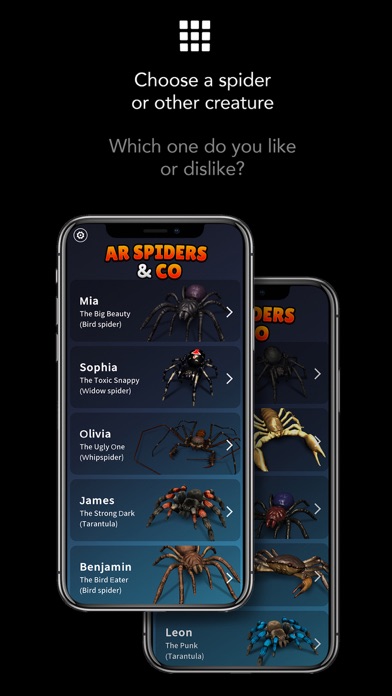 AR Spiders & Co: Scare friends