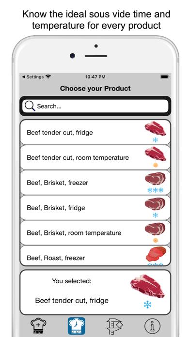 Sous Vide Timing Ruler