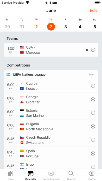 Forza Football - Live Scores