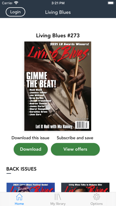 LIVING BLUES MAGAZINE