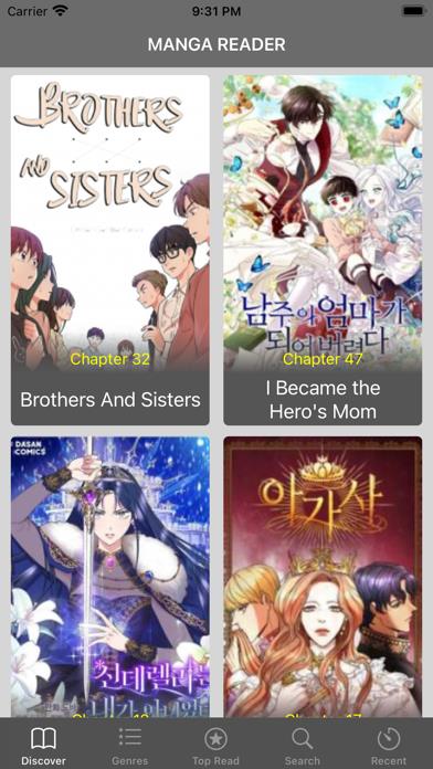 MANGA READER - COMICS & NOVELS