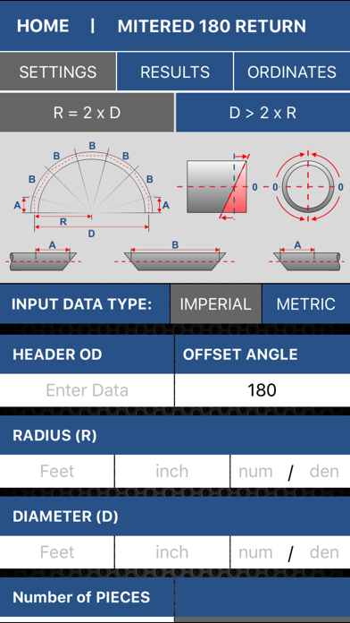 Miter Pipe Calculator