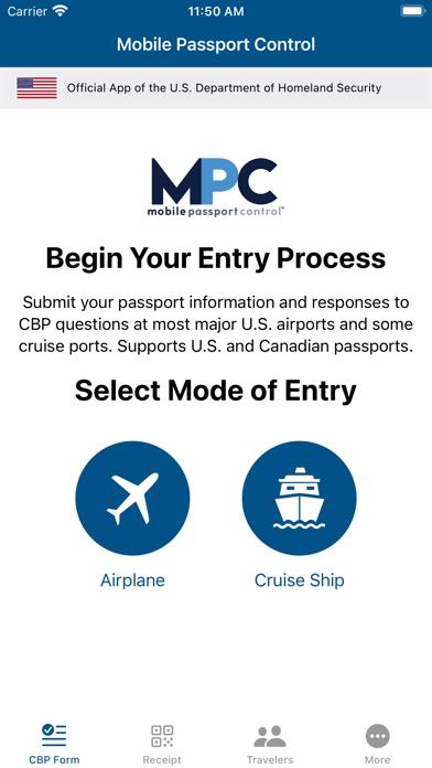 Mobile Passport Control
