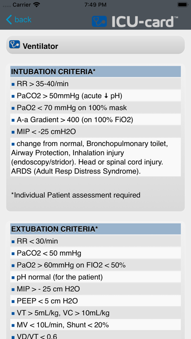 ICU-card