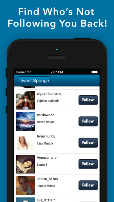 Tweet Sponge Pro- Who UnFollow