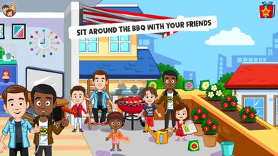 My Town Friends House PJ game