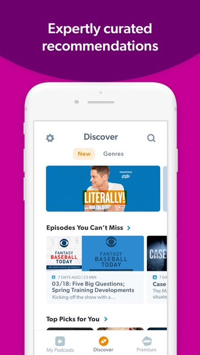 Stitcher for Podcasts