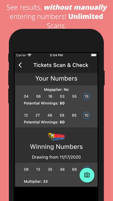 Lottery Scanner & Checker