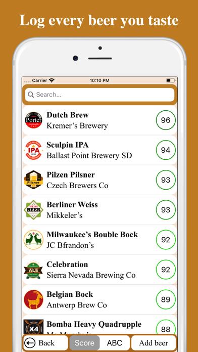 Beerista, the beer tasting app