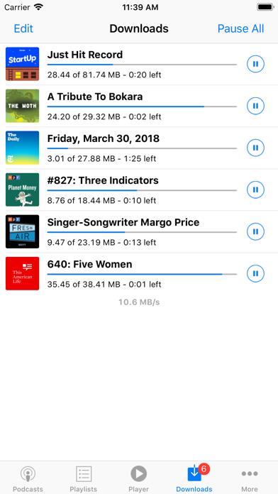 PodCruncher Podcast Player