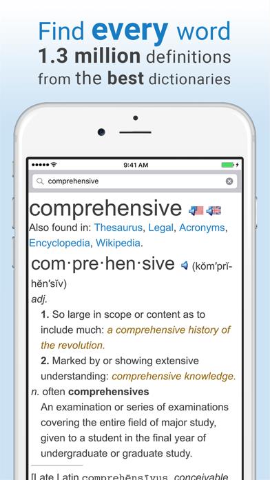 Dictionary and Thesaurus Pro
