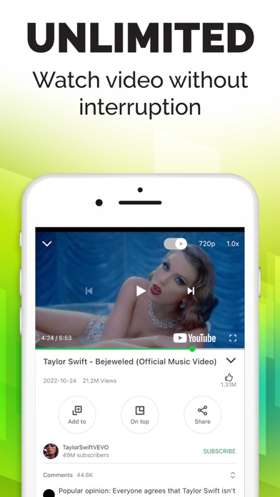 POPTube: Music & Video No Ads