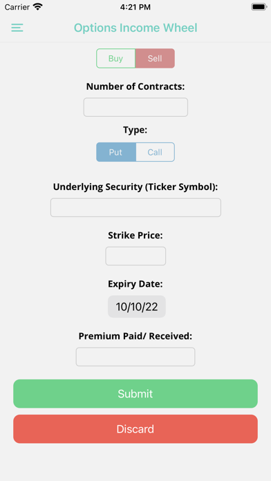 Options Income Wheel