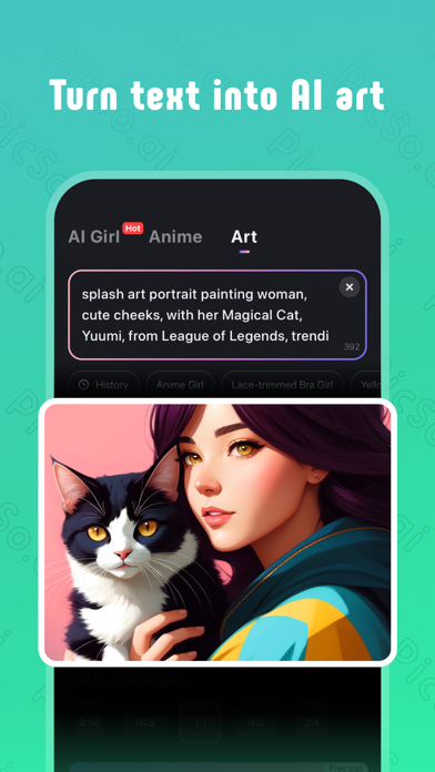 PicSo – Customize Your AI Girl
