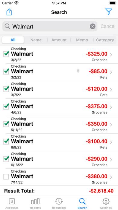 Accounts 3 Checkbook