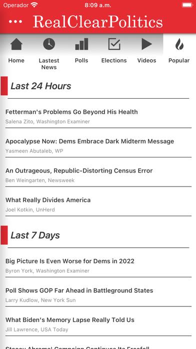 Real Clear Politics Mobile