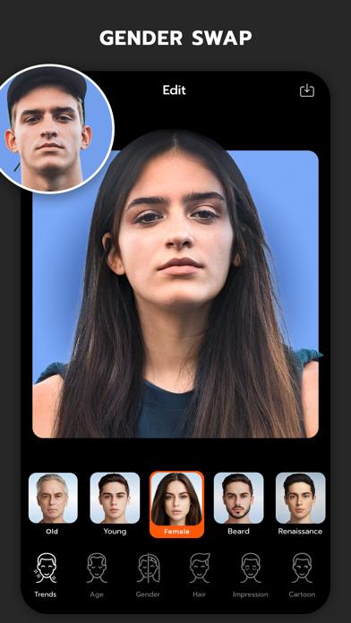 FaceLab: Face Editor, Age Swap