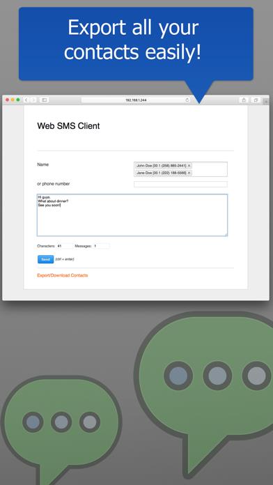 Web Browser SMS