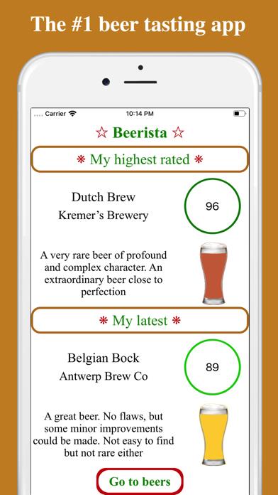 Beerista, the beer tasting app