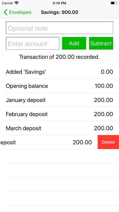 Simple Budget Envelopes