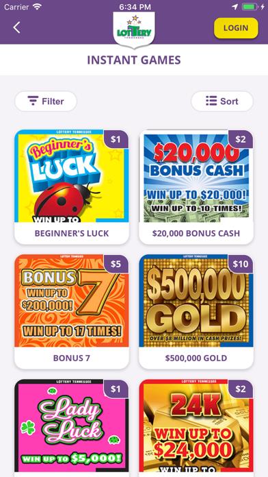 Tennessee Lottery Official App