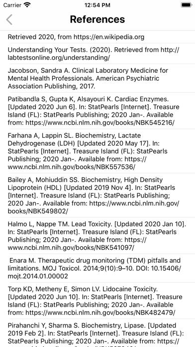 Lab Values Reference