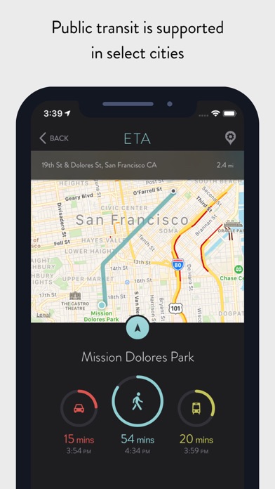 ETA - GPS & maps driving times