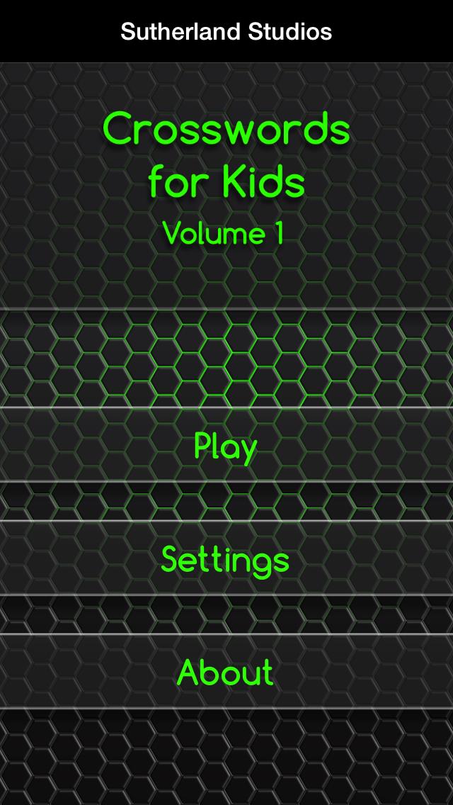 Crosswords for Kids 1