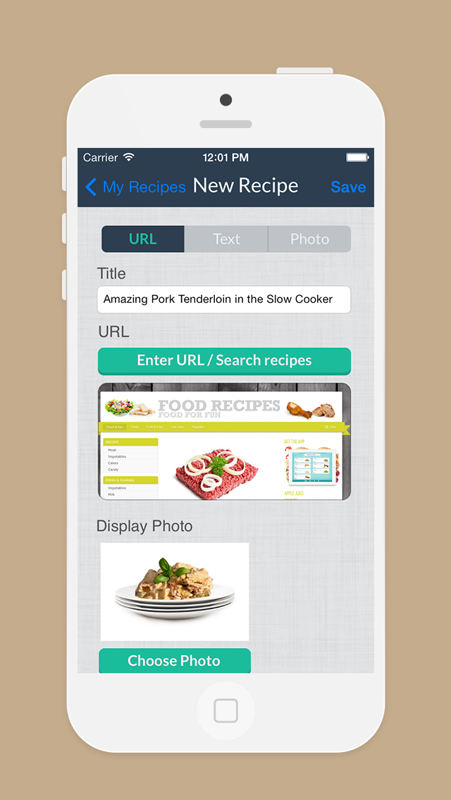 Week Menu - Plan your cooking with your personal recipe book - iPhone Edition