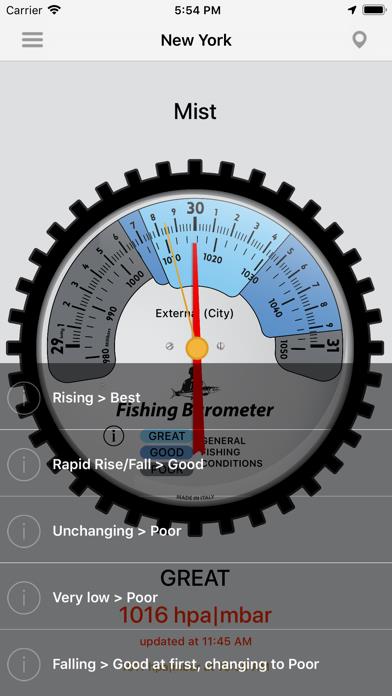 Fishing Barometer