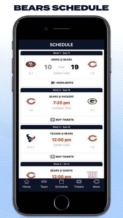 Chicago Bears Official App