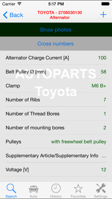 Autoparts for Toyota