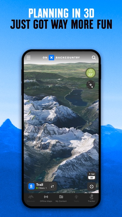 onX Backcountry Snow/Trail GPS