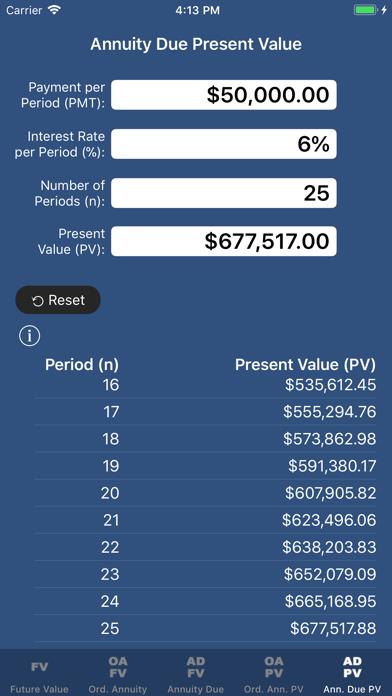 SuperFVCalc: FV, PV, Annuities