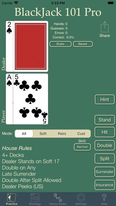 BlackJack 101 Pro Perfect Play