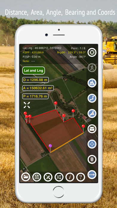 Planimeter GPS Area Measure