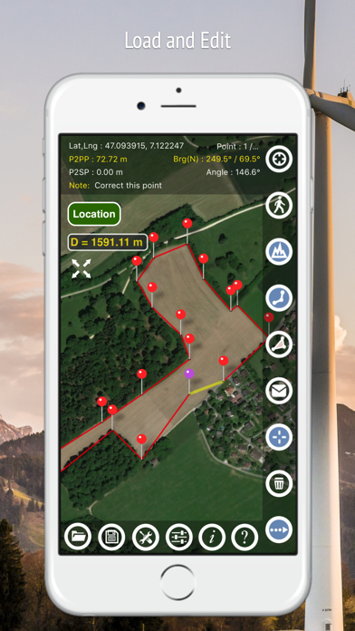 Planimeter GPS Area Measure