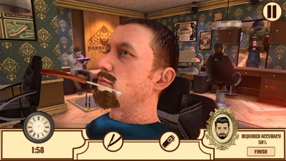 Barber Shop Hair Saloon Sim 3D