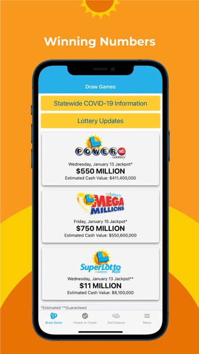 CA Lottery Official App