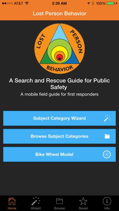 Lost Person Behavior