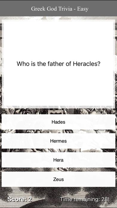 Greek God Trivia