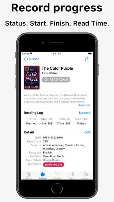 Reading List: Book Tracker