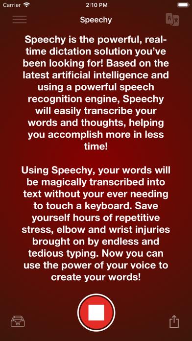 Voice Dictation - Speechy