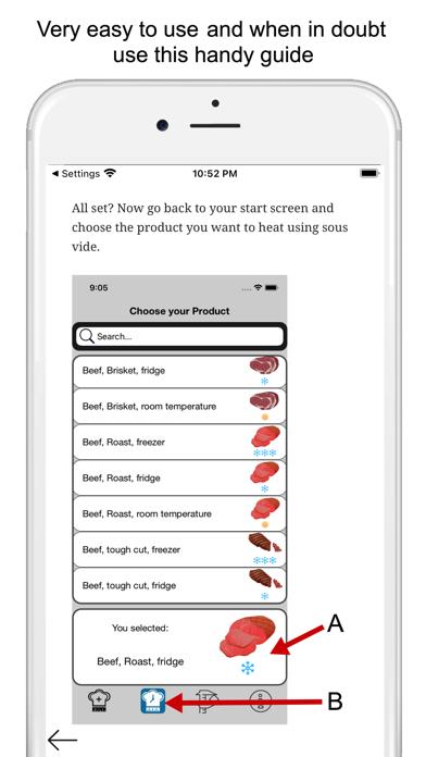 Sous Vide Timing Ruler